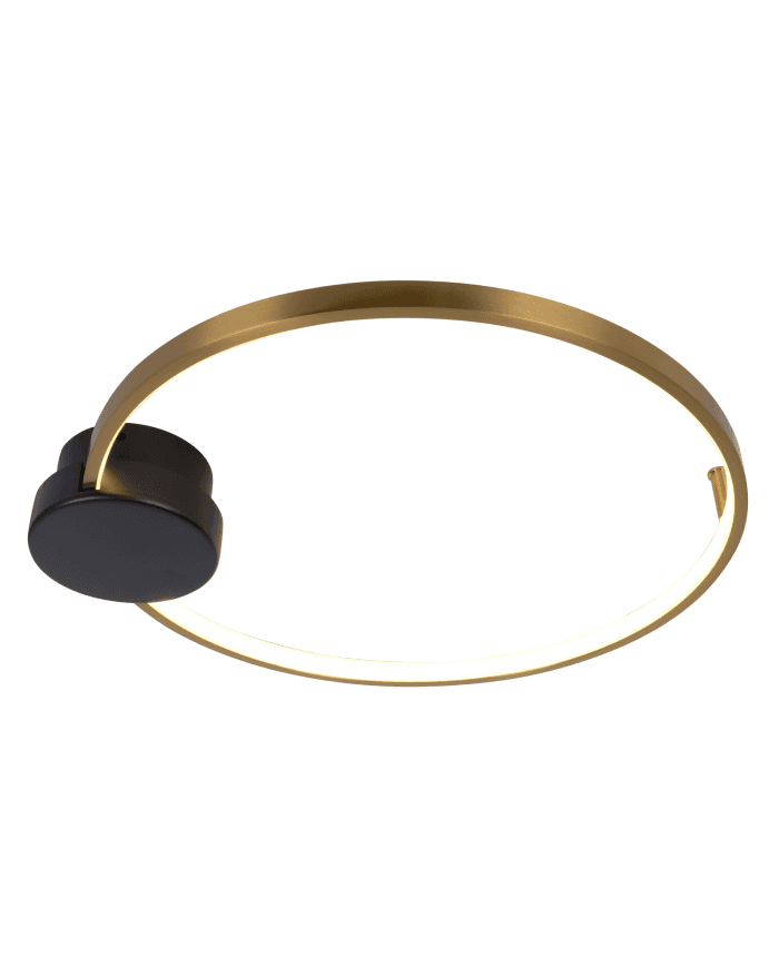 Stropna AL448-40 BLACK/BRASS 12W 3000K 400X60