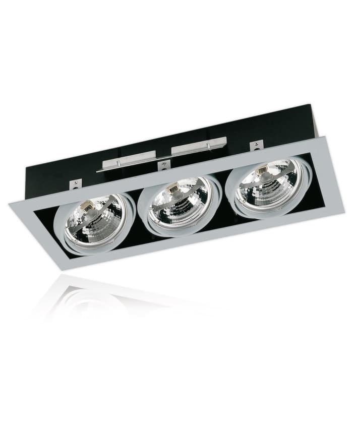 Ugradbena stropna svjetiljka Hi-spot AR 111 ELC-3111 SILVER